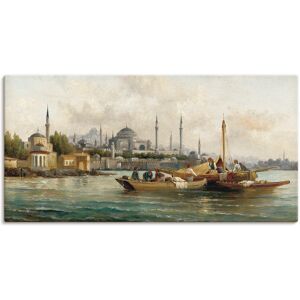 Artland Wandbild »Handelsschiffe vor Hagia Sophia«, Boote & Schiffe, (1 St.),... blau Größe