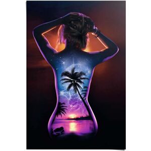 Reinders! Poster »Frauenrücken Hawaii Dream«, (1 St.) lila Größe