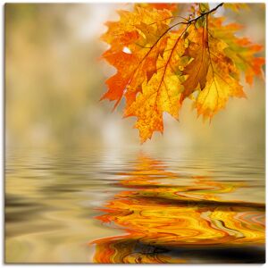 Artland Wandbild »Herbstblatt«, Blätter, (1 St.), als Alubild, Outdoorbild,... braun Größe