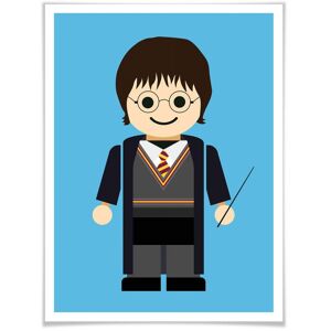 Wall-Art Poster »Playmobil Harry Potter Spielzeug«, Kinder, (1 St.), Poster... bunt Größe