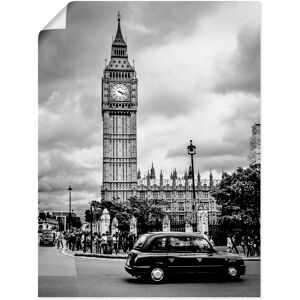 Artland Wandbild »London Taxi und Big Ben«, Gebäude, (1 St.), als... schwarz Größe