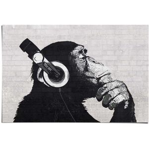 Reinders! Poster »Poster Schimpanse Wand«, Affen, (1 St.) schwarz Größe