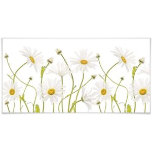 Wall-Art Poster »Daisies«, Schriftzug, (1 St.), Poster ohne Bilderrahmen bunt Größe