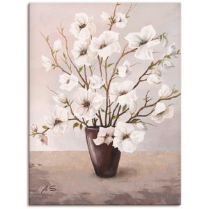 Artland Wandbild »Magnolien«, Blumen, (1 St.), als Leinwandbild, Poster in... grau Größe