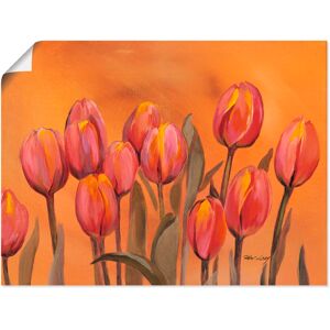 Artland Poster »Tulpen«, Blumen, (1 St.), als Alubild, Leinwandbild,... rot Größe