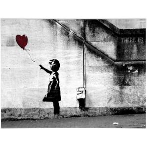 Wall-Art Poster »Graffiti Bilder Girl with balloon«, Menschen, (1 St.),... bunt Größe