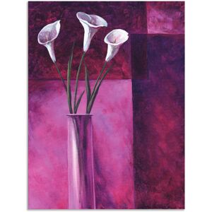 Artland Wandbild »Callas Lila«, Blumen, (1 St.), als Alubild, Outdoorbild,... lila Größe
