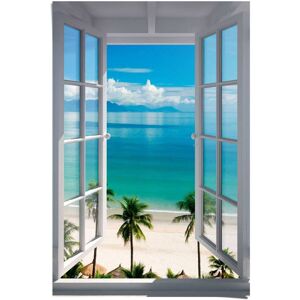 Reinders! Poster »Fenster zum Strand«, (1 St.) blau Größe