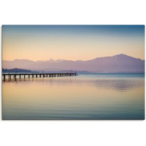 Artland Wandbild »Morgen am Chiemsee«, Seebilder, (1 St.), als Alubild,... gelb Größe