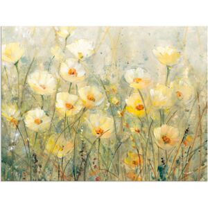 Artland Wandbild »Sommer in voller Blüte I«, Blumenwiese, (1 St.), als... gelb Größe