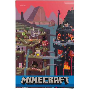 Reinders! Poster »Minecraft«, (1 St.) mehrfarbig Größe