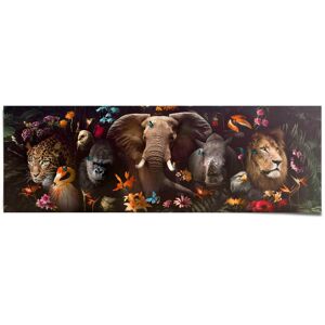 Reinders! Poster »Dschungel Fantasie« bunt Größe