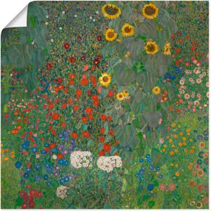 Artland Wandbild »Garten mit Sonnenblumen«, Blumenwiese, (1 St.), als... grün Größe