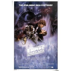Reinders! Poster »Star Wars - empire strikes back« lila Größe