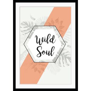 queence Bild »Wild Soul«, Sprüche & Texte, gerahmt, Spruch lachs Größe