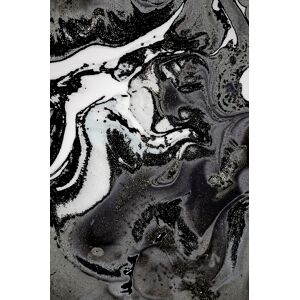 queence Acrylglasbild »Abstrakte Kunst«, in Marmor-Optik schwarz Größe