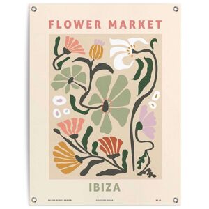 Reinders! Poster »Flower Market«, Outdoor für Garten oder Balkon Rosa Größe