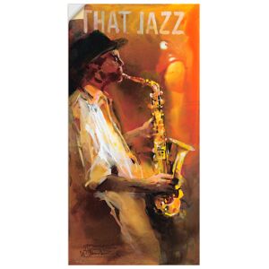 Artland Wandbild »Jazz«, Musiker, (1 St.), als Poster, Wandaufkleber in... braun Größe