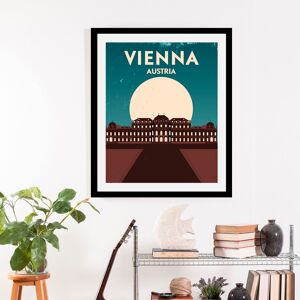 queence Bild »Vienna«, Stadt, (1 St.), gerahmt braun Größe