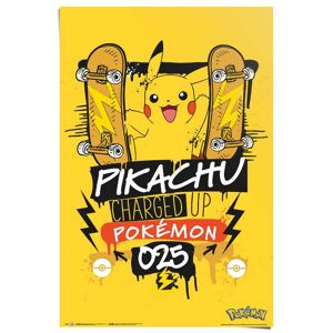 Reinders! Poster »Pokemon - pikachu charged up 025« Gelb Größe