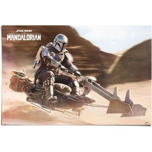 Reinders! Poster »The Mandalorian - Speederbike« beige Größe