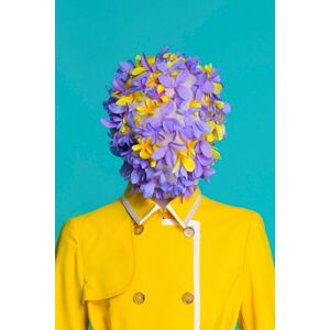 queence Acrylglasbild »Blumenkopf« bunt Größe