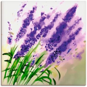 Artland Leinwandbild »Lavendel-aquarell«, Blumen, (1 St.), auf Keilrahmen... lila Größe