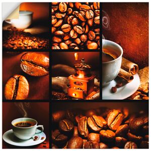 Artland Wandbild »Kaffee Collage«, Getränke, (1 St.), als Leinwandbild,... braun Größe