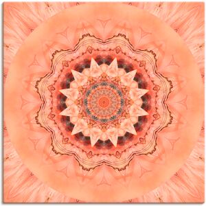 Artland Wandbild »Mandala Barmherzigkeit«, Muster, (1 St.), als Leinwandbild,... pink Größe