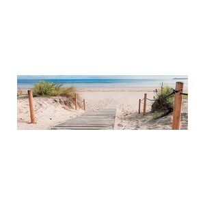 Weitere Deco-Canvas Bild - Dünenweg zum Strand 140 x 45 cm