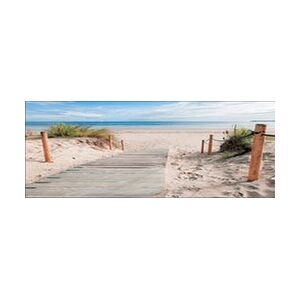 Weitere Deco-Glas Bild - Way to Beach 80 x 30 cm