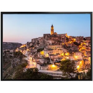 K&L WALL ART Feng Shui Poster Natur Fotografie Matera Abend 100x80cm Wanddeko Wandposter