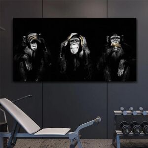 Ywdecor Art Leinwandgemälde, Tierwandkunst, Lustiger Affe, Poster Und Druck Für Wohnzimmer, Heimdekoration