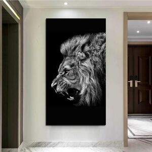 Iaidegou-7 African Black Lion Leopard Tier Poster Und Drucke Leinwand Malerei Wand Bilder Für Wohnzimmer Interior Cuadros Wohnkultur