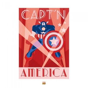 Captain America-Logo-Druck