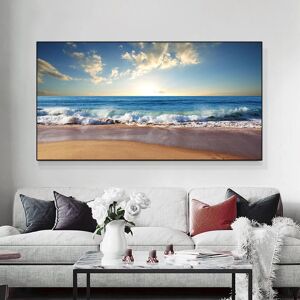 Aidegou1 Sonnenuntergänge, Natürliches Meer, Strand, Wolken, Leinwandgemälde, Landschaft, Poster Und Drucke, Skandinavische Wandkunst, Bilder, Heimdekoration, Ohne Rahmen