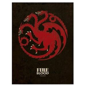 Game Of Thrones Targaryen-Plakat