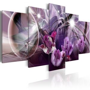 Artgeist Wandbild - Purple of tulips