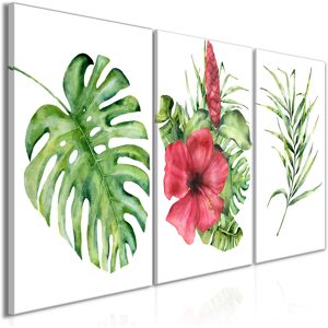 Artgeist Wandbild - Red Hibiscus (3 Parts)