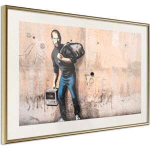 Artgeist Poster - Banksy: The Son of a Migrant from Syria