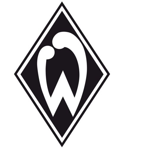 Wall-Art Wandtattoo WALL-ART „Fußball Werder Bremen Logo“ Wandtattoos Gr. B/H/T: 80 cm x 120 cm x 0,1 cm, schwarz Wandtattoos Wandsticker