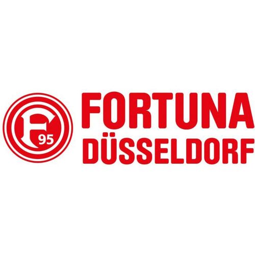 Wall-Art Wandtattoo WALL-ART „Fußball Fortuna Düsseldorf Logo“ Wandtattoos Gr. B/H/T: 140 cm x 41 cm x 0,1 cm, rot Wandtattoos Wandsticker