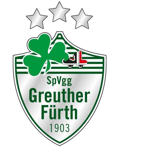 Wall-Art Wandtattoo WALL-ART „SpVgg Greuther Fürth Logo“ Wandtattoos Gr. B/H/T: 60 cm x 93 cm x 0,1 cm, bunt (mehrfarbig) Wandtattoos Wandsticker