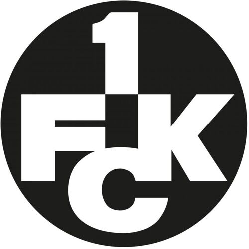 Wall-Art Wandtattoo WALL-ART „1.FC Kaiserslautern Logo“ Wandtattoos Gr. B/H/T: 80 cm x 80 cm x 0,1 cm, schwarz Wandtattoos Wandsticker