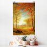 Poster Kunstdruck - Hochformat Albert Bierstadt - Herbst in Oneida County, New York