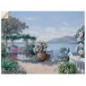 Wandfolie ARTLAND "Großartige Sicht" Bilder Gr. B/H: 120 cm x 90 cm, Garten Querformat, 1 St., bunt ARTland selbstklebend
