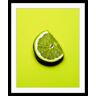Bild QUEENCE "Ulrike" Bilder Gr. B/H: 40 cm x 50 cm, Wandbild Obst Hochformat, grün (grün, gelb) Kunstdrucke gerahmt, Obst