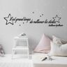 Wandtattoo WALL-ART "Il est grand temps Leuchtsterne" Wandtattoos Gr. B/H/T: 160 cm x 40 cm x 0,1 cm, bunt (leuchtfarbe) Wandtattoos Wandsticker selbstklebend, entfernbar