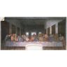 Wandbild ARTLAND "Das letzte Abendmahl" Bilder Gr. B/H: 150 cm x 75 cm, Wandaufkleber - Vinyl Religion, 1 St., braun Kunstdrucke als Leinwandbild, Wandaufkleber in verschied. Größen