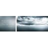 Leinwandbild QUEENCE "Endloses Meer" Bilder Gr. B/H/T: 100 cm x 40 cm x 2 cm, bunt Leinwandbilder